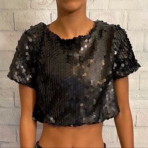 NWT Charlotte Russe sequined top